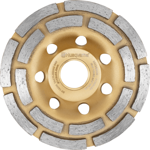 Copa Diamantada Husqvarna Doble 4"1/2 TACTI-GRIND G65 
