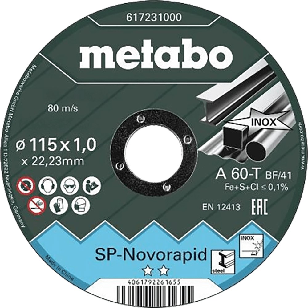 Discos de corte y desbaste para metales (amoladoras)
