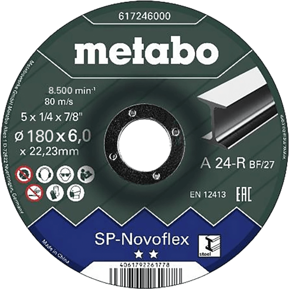 Discos de corte y desbaste para metales (amoladoras)