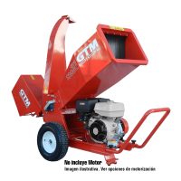 Chipeadora de ramas y cultivos GTM GTS1300C (Compo)