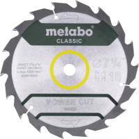 Disco Metabo PowerCut Classic 71/4x5/8