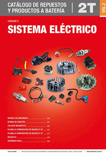 Catálogo Grupo Rumbo de repuestos y accesorios 2T y productos a batería - Unidad 5: Sistema eléctrico