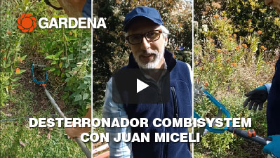 Gardena y el Desterronador Combisystem con Juan Miceli.