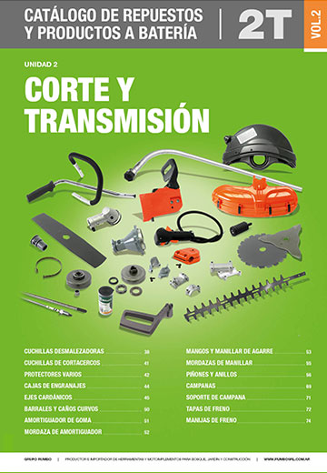 Catálogo Grupo Rumbo de repuestos y accesorios 2T y productos a batería - Unidad 2: Corte y transmisión