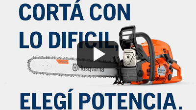 Motosierra Husqvarna 585, potencia y presición.