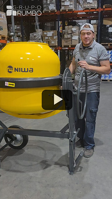 Conocé la Hormigonera de volteo Niwa de 310 lts.