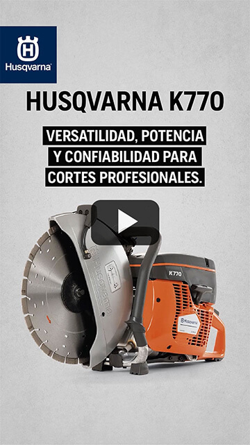 Cortadora de potencia Husqvarna K770, tronzadora