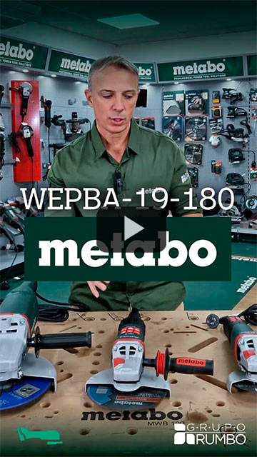 Amoladora Metabo WEPBA 19-180 Quick RT 6010990