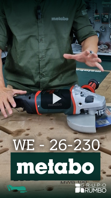 Amoladoras Metabo WE 26-230 MVT Quick
