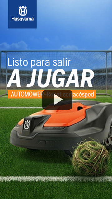 Automower Husqvarna, listo para salir a la cancha