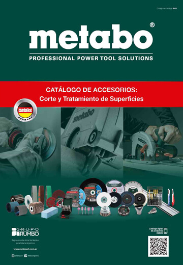 (4051) Catálogo Metabo, Accesorios: Corte y Tratamiento de Superficies