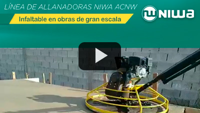 Allanadoras de concreto Niwa ACNW-80 y ACNW-90
