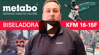 Biseladora Metabo KFM 16-5 F capacitación y demostración de uso Mariano Fernandez