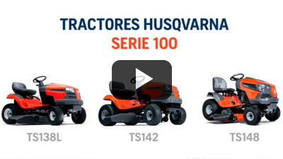 Spot: Tractores cortacésped Husqvarna TS138L, TS142 y TS148.