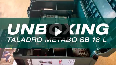Unboxing del metabo SB 18 L, taladro/atornillador de percusión