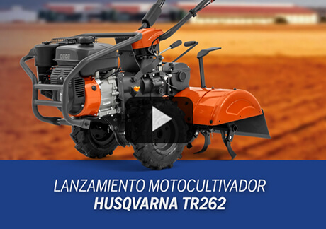 Lanzamiento Motocultivador Husqvarna TR 262